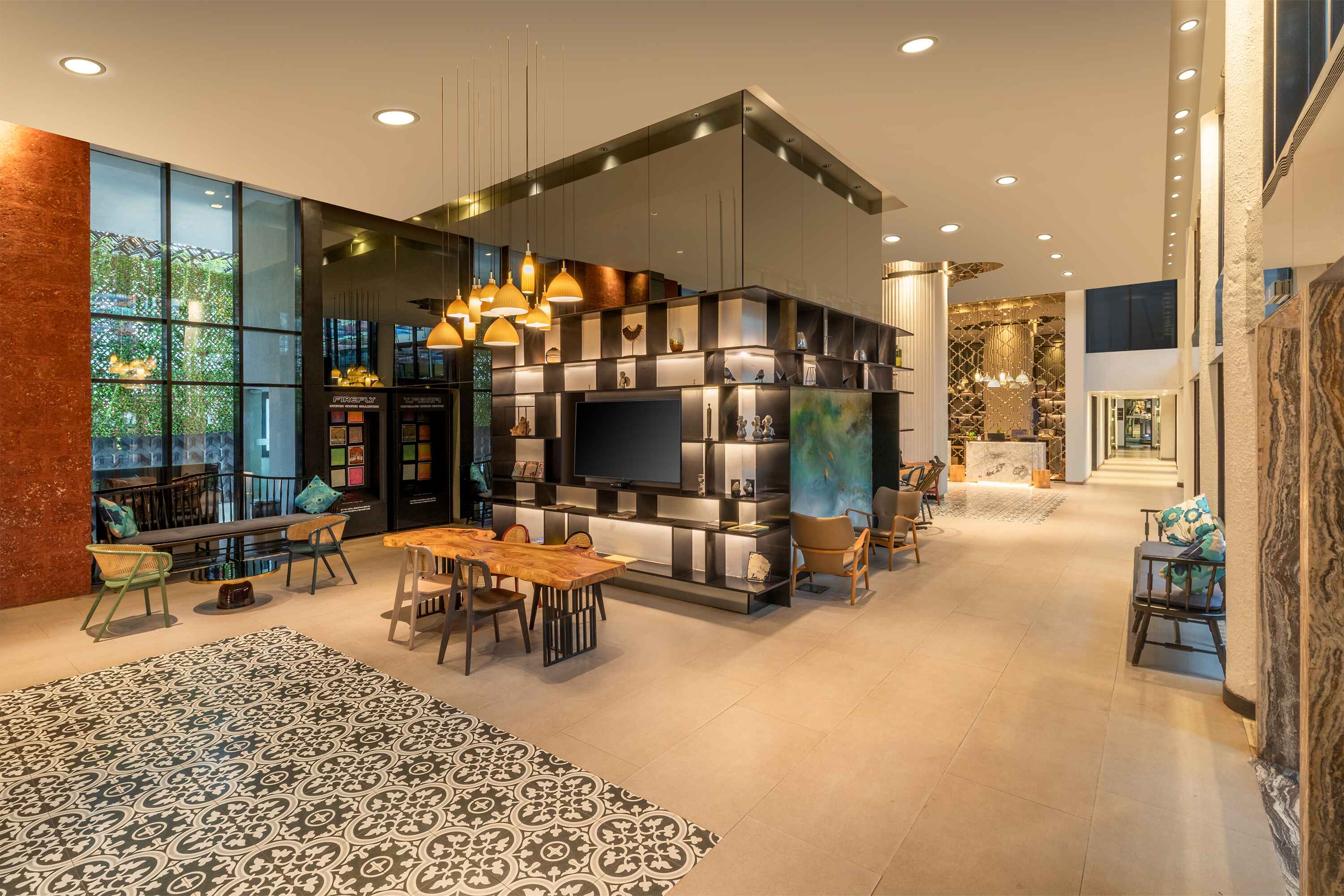 Luxury Hotel Lobby Photography Sophisticated hotel lobby interior photographed for hospitality branding.